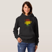 Afro Black Girl African American Roots Diva Hoodie (Voorkant volledig)