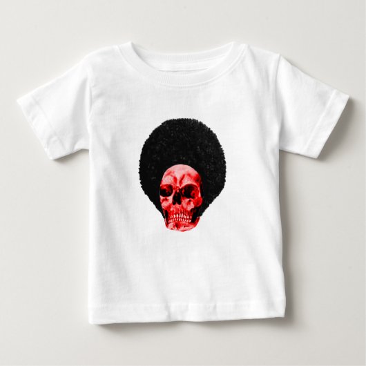 Afro Black Red Skull Voorbeeld van het MUSEUM Zazz (Voorkant)