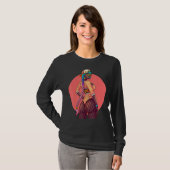 Afro Black Woman Black History Maand African Ameri T-shirt (Voorkant volledig)