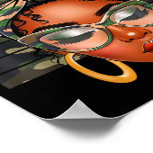 Afro Black Women African American Black History Mo Poster (Hoek)