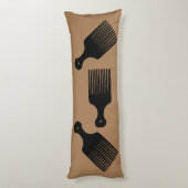 Afro Blowout Lichaamskussen (Achterkant (Verticaal))