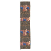 Afro Bohemian Korte Tafelloper (Voorkant)