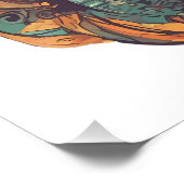 Afro Boho Queen - kleurrijke artistieke Foto Afdruk (Hoek)