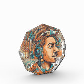 Afro Boho Queen - kleurrijke artistieke Fotoblokken (Links)