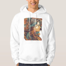 Afro Boho Queen - kleurrijke artistieke Hoodie