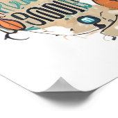 Afro Boho Queen - kleurrijke artistieke Poster (Hoek)