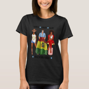 Afro Boliviaanse Niece Afrikaanse Afro Boliviaanse T-shirt