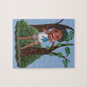 Afro boy. legpuzzel (Horizontaal)