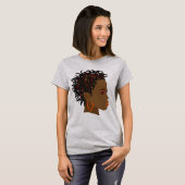 Afro Braids Twists T-Shirt (Voorkant volledig)