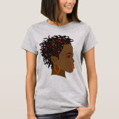 Afro Braids Twists T-Shirt (Voorkant)