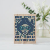 AFRO BRIEFKAART (Staand voorkant)
