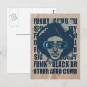 AFRO BRIEFKAART (Voorkant / Achterkant)