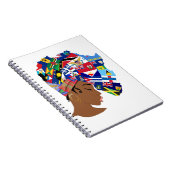 Afro Caribbean Queen Notitieboek (Rechterzijde)