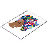 Afro Caribbean Queen Notitieboek (Linkerzijde)