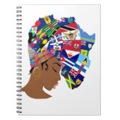 Afro Caribbean Queen Notitieboek (Voorkant)