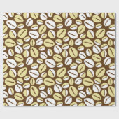 Afro-Caribische Cowrie Shells Patroon Cadeaupapier (Vlak)