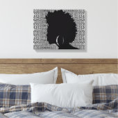 Afro Centric Verpakt Canvas (Insitu (Slaapkamer))