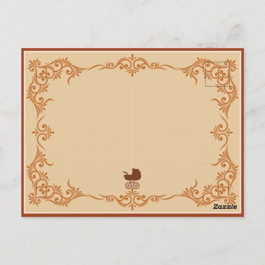 Afro-centric vrouw zwangerschap gefeliciteerd briefkaart (Achterkant)