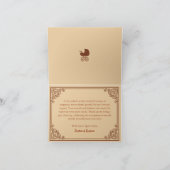 Afro-centrische moederzwangerschap bedankkaart (Binnen)