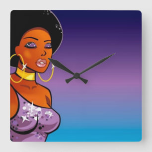 Afro-centrische wandklok
