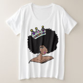 Afro Crown T-Shirt (Design voorkant)