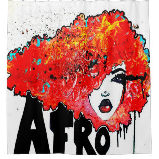 Afro Crush Douchegordijn