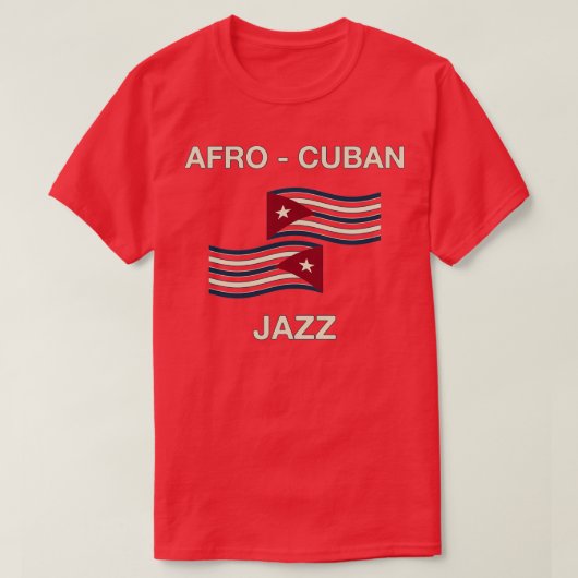 Afro cuban jazz t-shirt (Design voorkant)