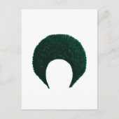 Afro Cyan Het museum Zazzle geschenken Briefkaart (Voorkant)