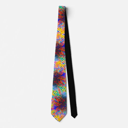 AFRO DECO ZIJDEBAND STROPDAS (Voorkant)