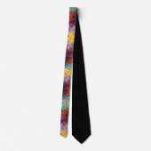 AFRO DECO ZIJDEBAND STROPDAS (Achterkant)