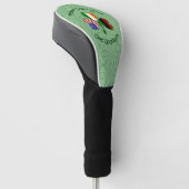 Afro-diaspora Iers Amerikaans Shamrock Persoonlijk Golfheadcover (Schuin)