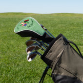 Afro-diaspora Iers Amerikaans Shamrock Persoonlijk Golfheadcover (Insitu)