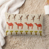 Afro-dierenkussen ter illustratie van de lumbale k kussen (Deken)