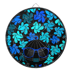 Afro Diva Blauw Dartbord