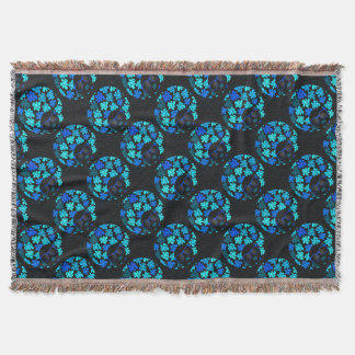 Afro Diva Blauw Deken