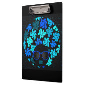 Afro Diva Blauw  Klembord (Links)