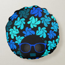 Afro Diva Blauw 