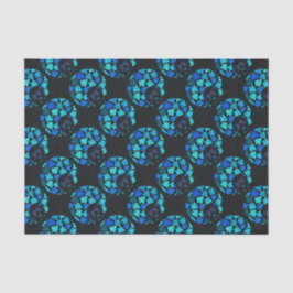Afro Diva Blauw  Tissuepapier