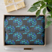 Afro Diva Blauw Tissuepapier (Geschenk)