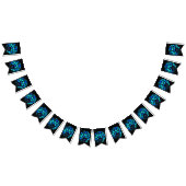 Afro Diva Blauw Vlaggetjes (Alle)