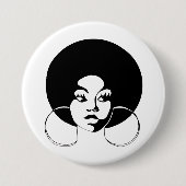 Afro Diva Button (Voorkant)