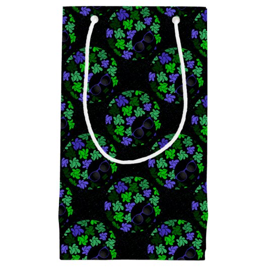 Afro Diva Green & Blue Klein Cadeauzakje (Voorkant)