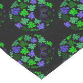 Afro Diva Green & Blue Korte Tafelloper (Hoek)