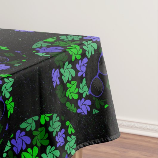 Afro Diva Green & Blue Tafelkleed (Voorbeeld)