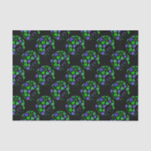 Afro Diva Green & Blue