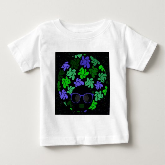 Afro Diva Groen & Blauw (Voorkant)