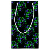 Afro Diva Groen & Blauw Klein Cadeauzakje (Achterkant)