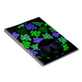 Afro Diva Groen & Blauw Notitieboek (Rechterzijde)