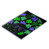Afro Diva Groen & Blauw Notitieboek (Linkerzijde)