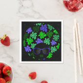 Afro Diva Groen & Blauw Servet (Insitu)